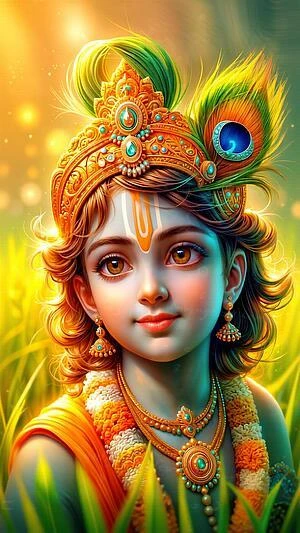 krishna god india hindu vrindavan wallpaper