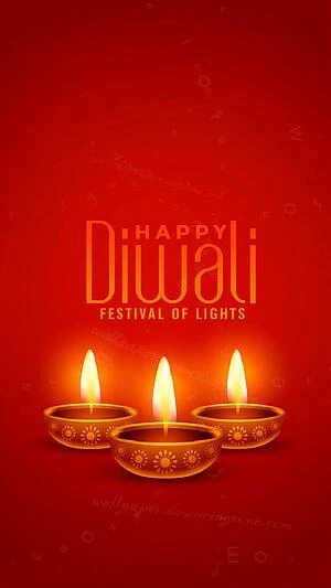Red Diwali wallpaper