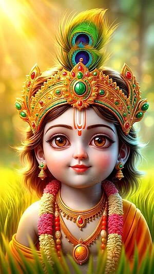 krishna god india hindu vrindavan wallpaper