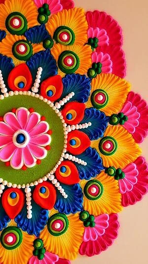 Diwali Rangoli 2026 wallpaper