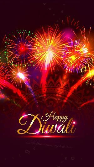 Red Diwali 2026 wallpaper